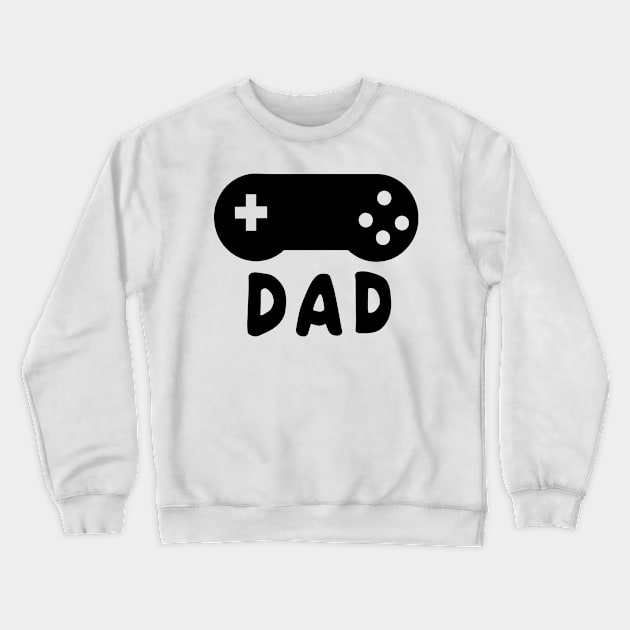 Mens Gamer Dad for favorite activity play a Game Father Crewneck Sweatshirt by beautifulhandmadeart